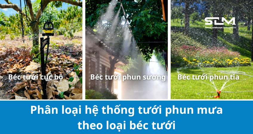 Nên sử dụng béc tưới có cùng lưu lượng tưới trong 1 hệ thống tưới tự động