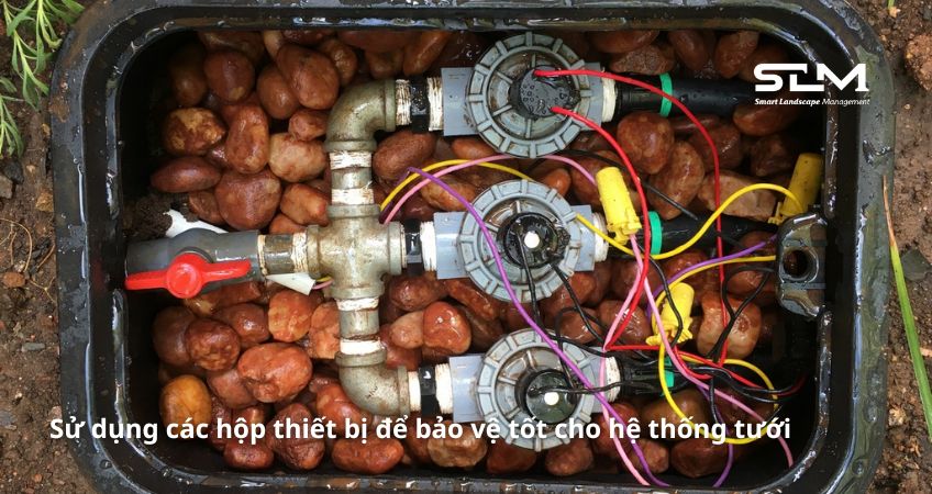 Hộp đã chỉnh sửa bao gồm Van điện từ, Cảm biến và Dây Cáp